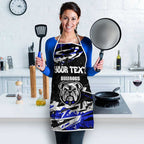Personalized Canterbury-Bankstown Bulldogs Apron Graffiti Grunge Abstract Urban Street Style Design