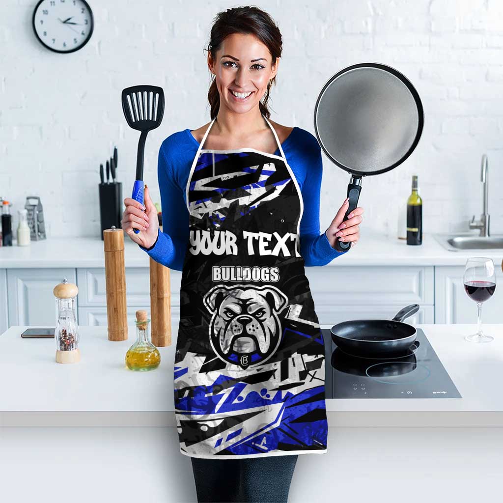 Personalized Canterbury-Bankstown Bulldogs Apron Graffiti Grunge Abstract Urban Street Style Design