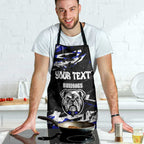 Personalized Canterbury-Bankstown Bulldogs Apron Graffiti Grunge Abstract Urban Street Style Design