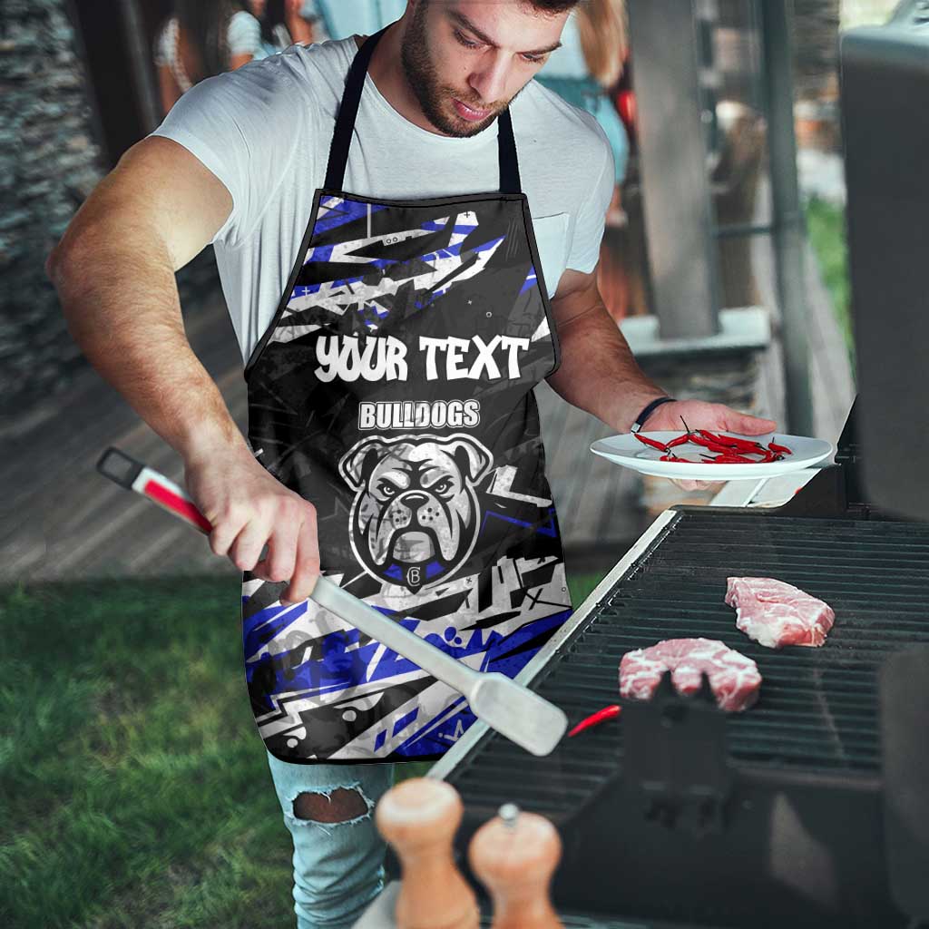 Personalized Canterbury-Bankstown Bulldogs Apron Graffiti Grunge Abstract Urban Street Style Design