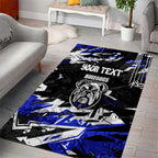 Personalized Canterbury-Bankstown Bulldogs Area Rug Graffiti Grunge Abstract Urban Street Style Design