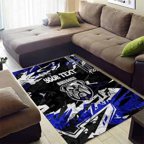 Personalized Canterbury-Bankstown Bulldogs Area Rug Graffiti Grunge Abstract Urban Street Style Design
