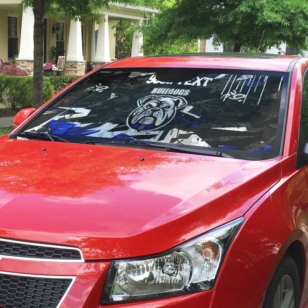 Personalized Canterbury-Bankstown Bulldogs Auto Sun Shade Graffiti Grunge Abstract Urban Street Style Design