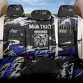 Personalized Canterbury-Bankstown Bulldogs Back Car Seat Cover Graffiti Grunge Abstract Urban Street Style Design