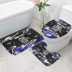 Personalized Canterbury-Bankstown Bulldogs Bathroom Set Graffiti Grunge Abstract Urban Street Style Design