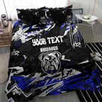 Personalized Canterbury-Bankstown Bulldogs Bedding Set Graffiti Grunge Abstract Urban Street Style Design