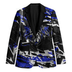 Personalized Canterbury-Bankstown Bulldogs Blazer Graffiti Grunge Abstract Urban Street Style Design