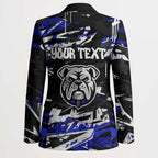 Personalized Canterbury-Bankstown Bulldogs Blazer Graffiti Grunge Abstract Urban Street Style Design