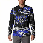 Personalized Canterbury-Bankstown Bulldogs Button Sweatshirt Graffiti Grunge Abstract Urban Street Style Design