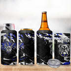 Personalized Canterbury-Bankstown Bulldogs 4 in 1 Can Cooler Tumbler Graffiti Grunge Abstract Urban Street Style Design