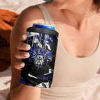 Personalized Canterbury-Bankstown Bulldogs 4 in 1 Can Cooler Tumbler Graffiti Grunge Abstract Urban Street Style Design