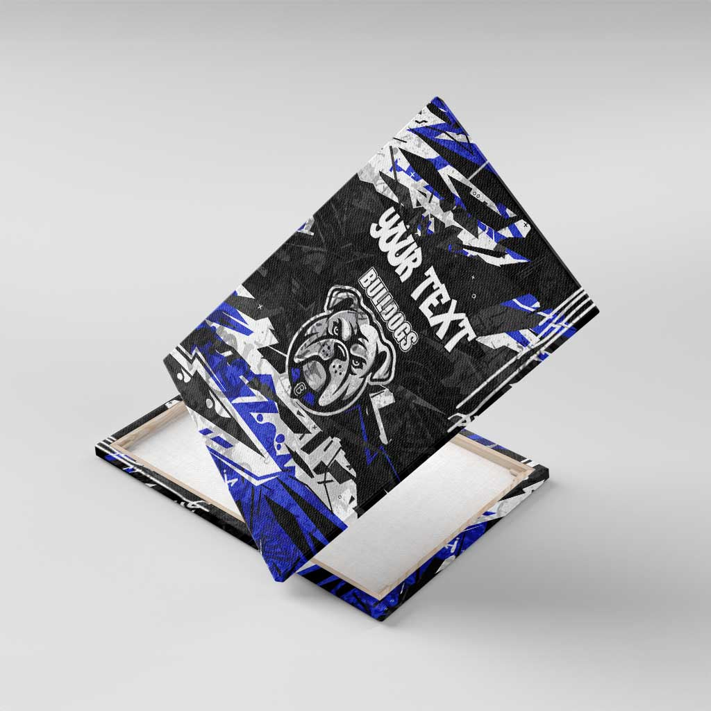 Personalized Canterbury-Bankstown Bulldogs Canvas Wall Art Graffiti Grunge Abstract Urban Street Style Design