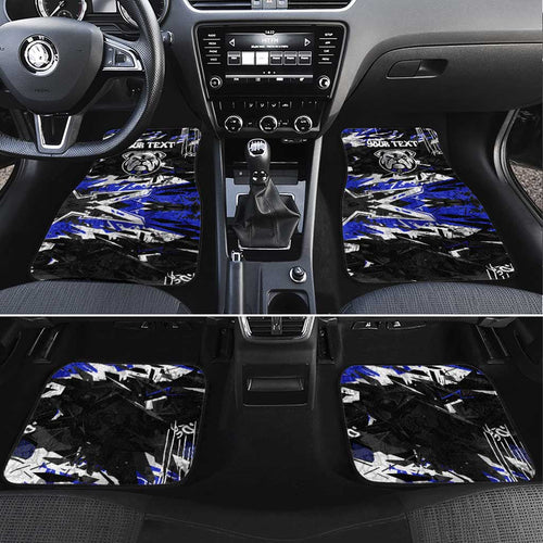 Personalized Canterbury-Bankstown Bulldogs Car Mats Graffiti Grunge Abstract Urban Street Style Design