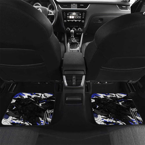 Personalized Canterbury-Bankstown Bulldogs Car Mats Graffiti Grunge Abstract Urban Street Style Design
