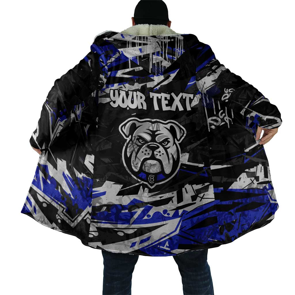 Personalized Canterbury-Bankstown Bulldogs Cloak Graffiti Grunge Abstract Urban Street Style Design