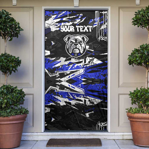 Personalized Canterbury-Bankstown Bulldogs Door Cover Graffiti Grunge Abstract Urban Street Style Design