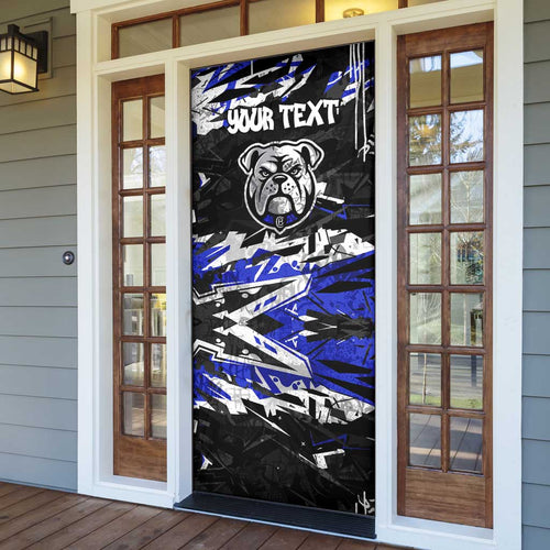 Personalized Canterbury-Bankstown Bulldogs Door Cover Graffiti Grunge Abstract Urban Street Style Design