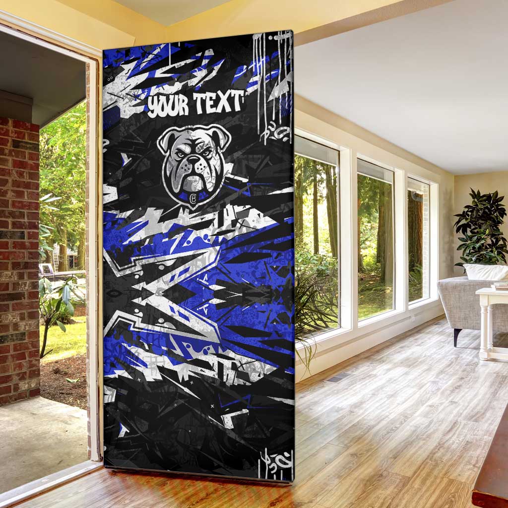 Personalized Canterbury-Bankstown Bulldogs Door Cover Graffiti Grunge Abstract Urban Street Style Design