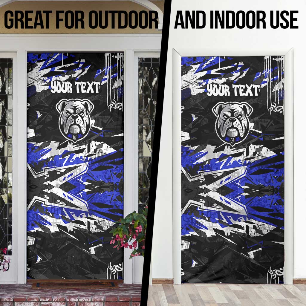 Personalized Canterbury-Bankstown Bulldogs Door Cover Graffiti Grunge Abstract Urban Street Style Design