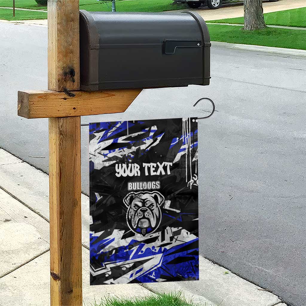 Personalized Canterbury-Bankstown Bulldogs Garden Flag Graffiti Grunge Abstract Urban Street Style Design