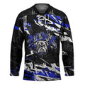 Personalized Canterbury-Bankstown Bulldogs Hockey Jersey Graffiti Grunge Abstract Urban Street Style Design