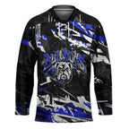 Personalized Canterbury-Bankstown Bulldogs Hockey Jersey Graffiti Grunge Abstract Urban Street Style Design