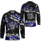 Personalized Canterbury-Bankstown Bulldogs Hockey Jersey Graffiti Grunge Abstract Urban Street Style Design