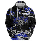 Personalized Canterbury-Bankstown Bulldogs Hoodie Graffiti Grunge Abstract Urban Street Style Design