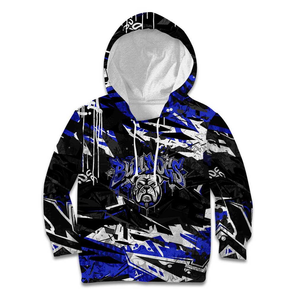 Personalized Canterbury-Bankstown Bulldogs Kid Hoodie Graffiti Grunge Abstract Urban Street Style Design