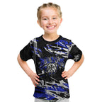 Personalized Canterbury-Bankstown Bulldogs Kid T Shirt Graffiti Grunge Abstract Urban Street Style Design