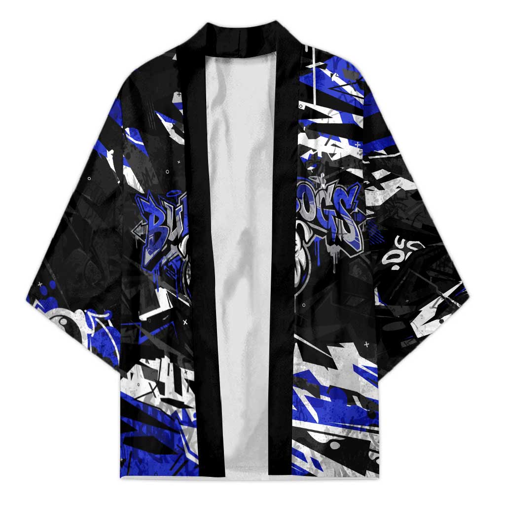 Personalized Canterbury-Bankstown Bulldogs Kimono Graffiti Grunge Abstract Urban Street Style Design