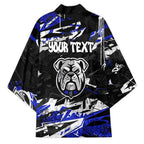 Personalized Canterbury-Bankstown Bulldogs Kimono Graffiti Grunge Abstract Urban Street Style Design