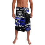 Personalized Canterbury-Bankstown Bulldogs Lavalava Graffiti Grunge Abstract Urban Street Style Design
