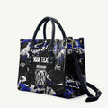 Personalized Canterbury-Bankstown Bulldogs Leather Bag Graffiti Grunge Abstract Urban Street Style Design