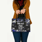 Personalized Canterbury-Bankstown Bulldogs Leather Bag Graffiti Grunge Abstract Urban Street Style Design