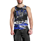 Personalized Canterbury-Bankstown Bulldogs Men Tank Top Graffiti Grunge Abstract Urban Street Style Design