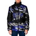 Personalized Canterbury-Bankstown Bulldogs Padded Jacket Graffiti Grunge Abstract Urban Street Style Design
