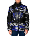 Personalized Canterbury-Bankstown Bulldogs Padded Jacket Graffiti Grunge Abstract Urban Street Style Design
