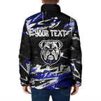 Personalized Canterbury-Bankstown Bulldogs Padded Jacket Graffiti Grunge Abstract Urban Street Style Design