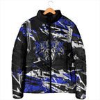 Personalized Canterbury-Bankstown Bulldogs Padded Jacket Graffiti Grunge Abstract Urban Street Style Design