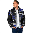 Personalized Canterbury-Bankstown Bulldogs Padded Jacket Graffiti Grunge Abstract Urban Street Style Design