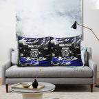 Personalized Canterbury-Bankstown Bulldogs Pillow Cover Graffiti Grunge Abstract Urban Street Style Design