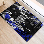 Personalized Canterbury-Bankstown Bulldogs Rubber Doormat Graffiti Grunge Abstract Urban Street Style Design