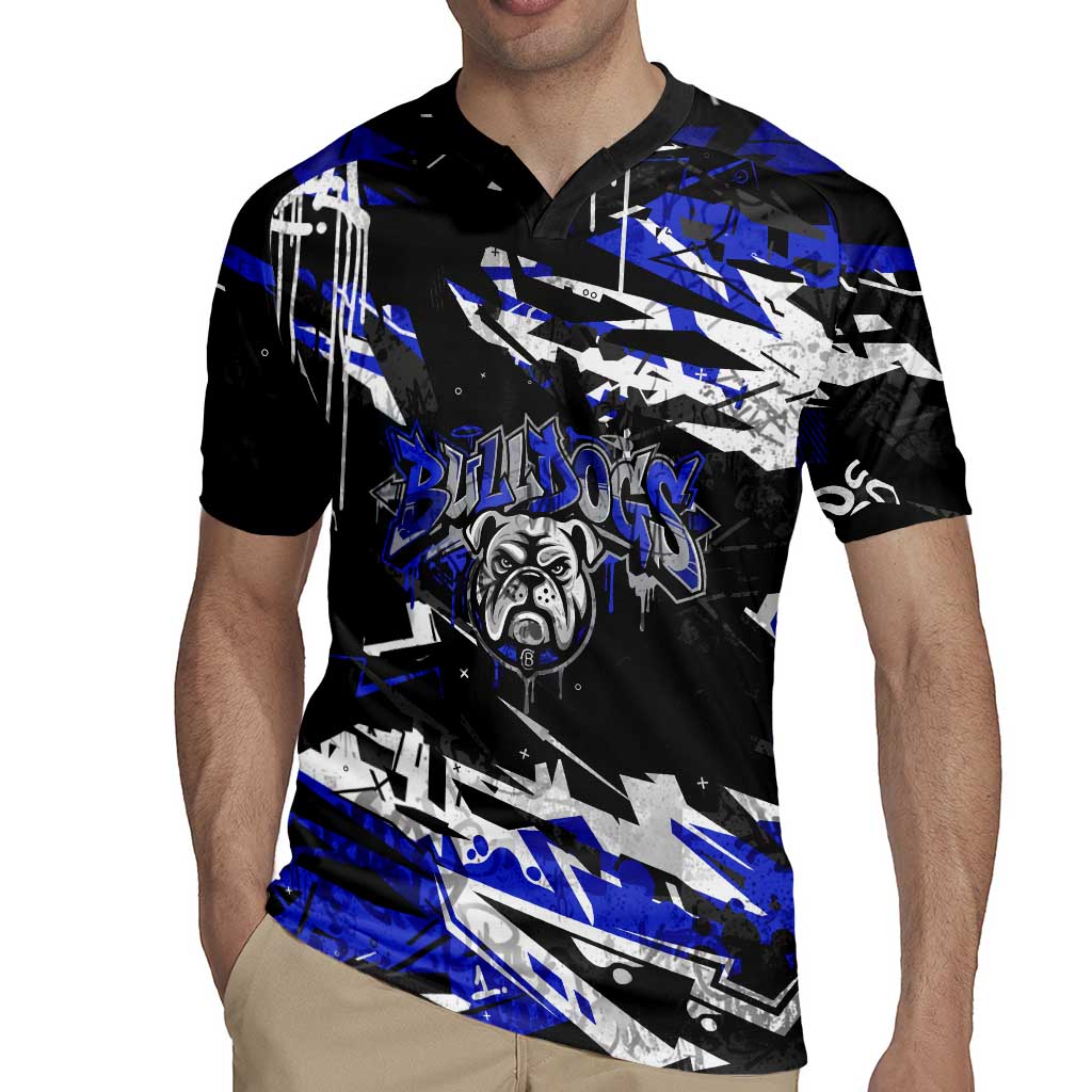 Personalized Canterbury-Bankstown Bulldogs Rugby Jersey Graffiti Grunge Abstract Urban Street Style Design
