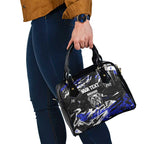 Personalized Canterbury-Bankstown Bulldogs Shoulder Handbag Graffiti Grunge Abstract Urban Street Style Design