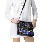 Personalized Canterbury-Bankstown Bulldogs Shoulder Handbag Graffiti Grunge Abstract Urban Street Style Design