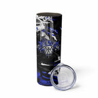 Personalized Canterbury-Bankstown Bulldogs Skinny Tumbler Graffiti Grunge Abstract Urban Street Style Design
