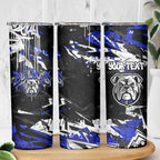 Personalized Canterbury-Bankstown Bulldogs Skinny Tumbler Graffiti Grunge Abstract Urban Street Style Design