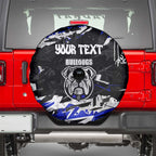 Personalized Canterbury-Bankstown Bulldogs Spare Tire Cover Graffiti Grunge Abstract Urban Street Style Design