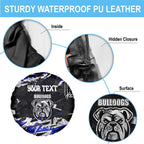 Personalized Canterbury-Bankstown Bulldogs Spare Tire Cover Graffiti Grunge Abstract Urban Street Style Design